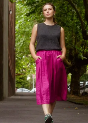 Dalston Sapphire Skirt Raspberry