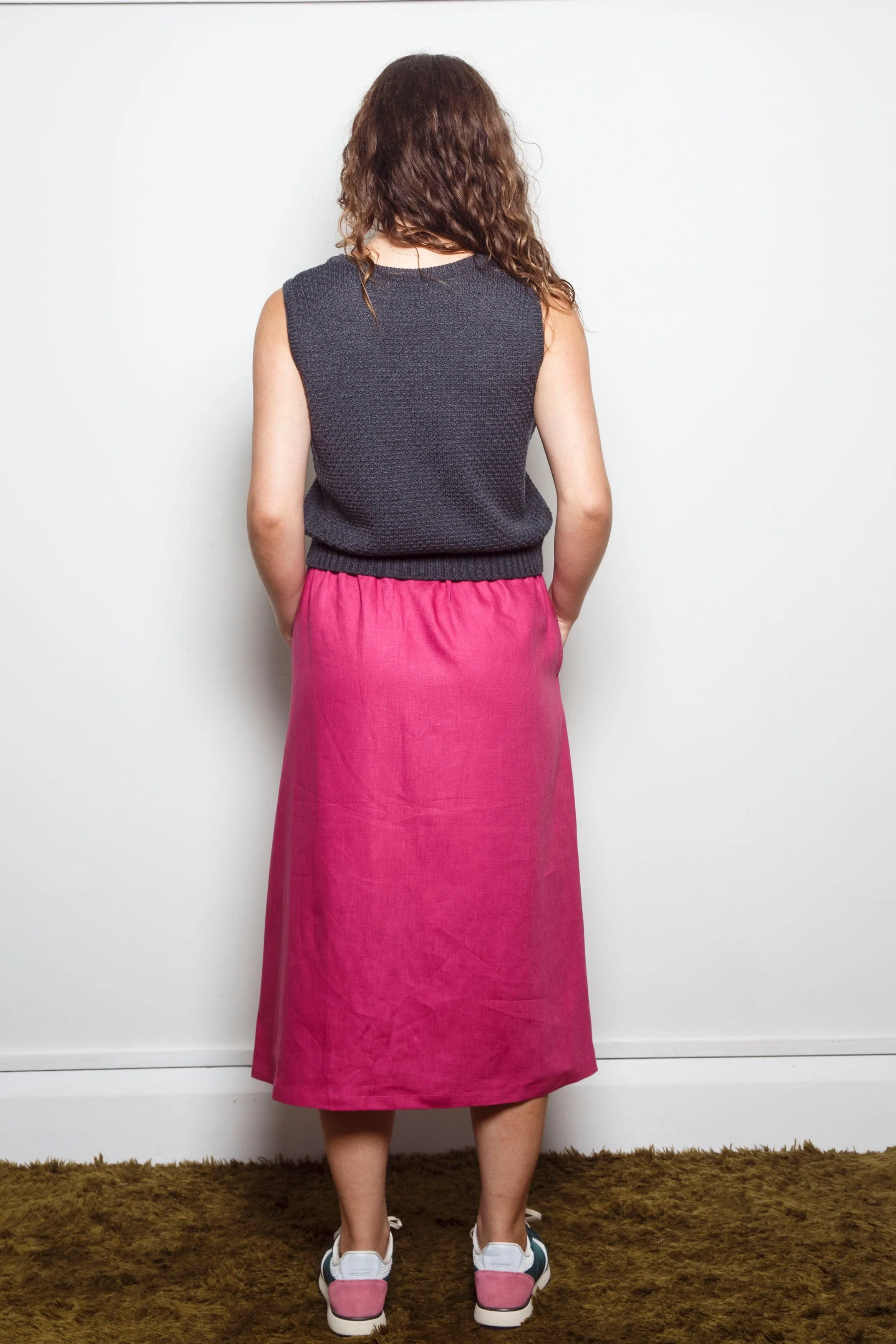 Dalston Sapphire Skirt Raspberry
