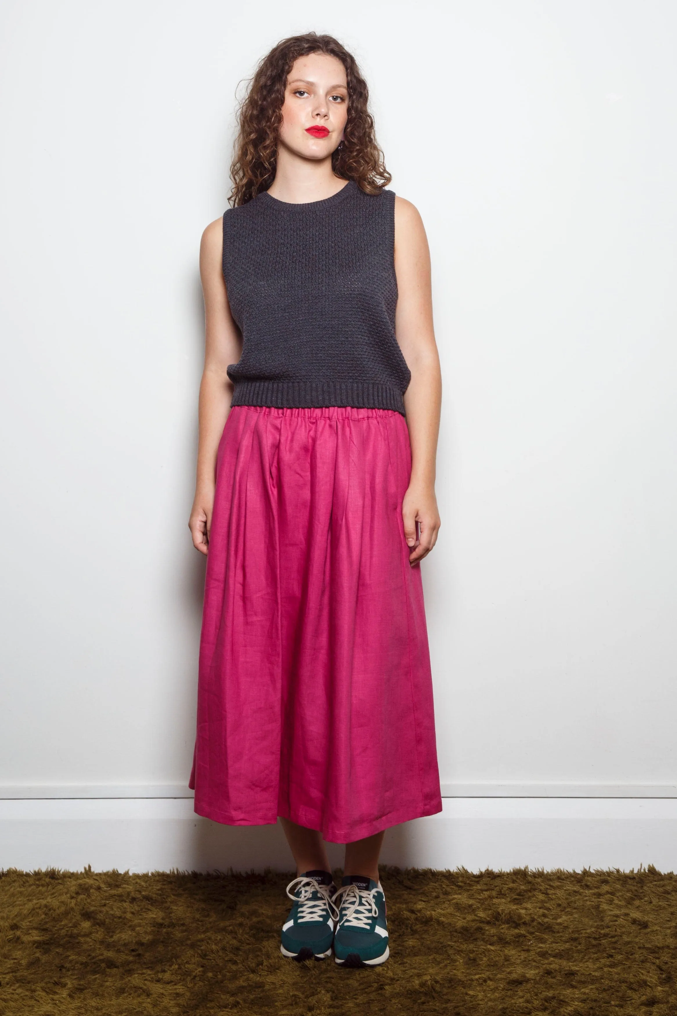 Dalston Sapphire Skirt Raspberry