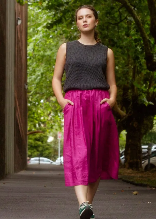Dalston Sapphire Skirt Raspberry