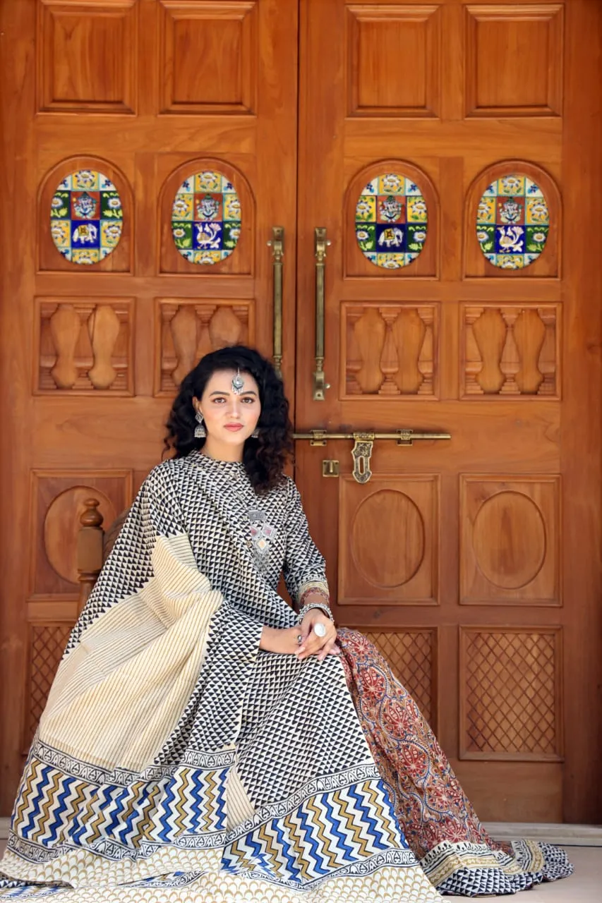 Designer Top & skirt Printed Lehenga