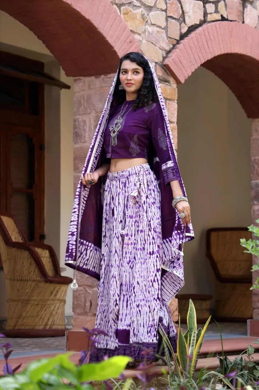 Designer Top & skirt Printed Lehenga
