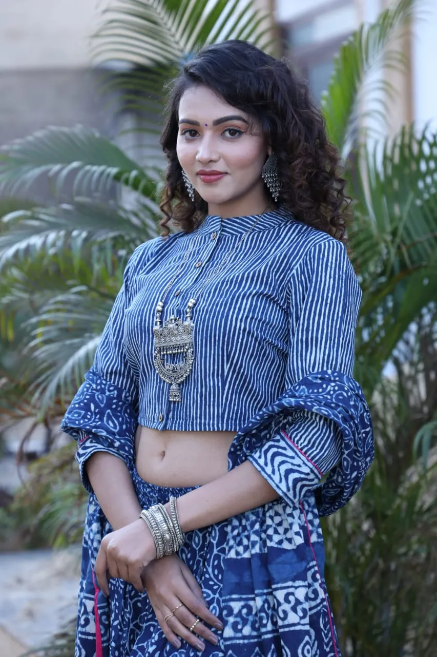 Designer Top & skirt Printed Lehenga