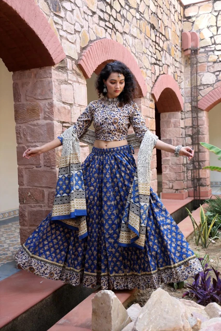 Designer Top & skirt Printed Lehenga