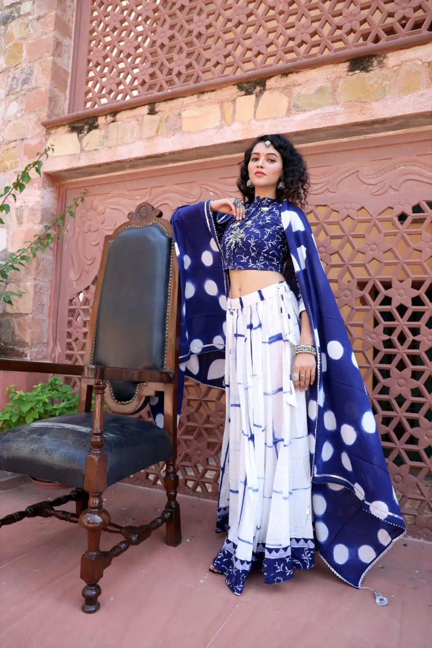 Designer Top & skirt Printed Lehenga