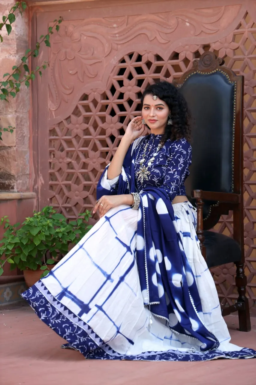 Designer Top & skirt Printed Lehenga