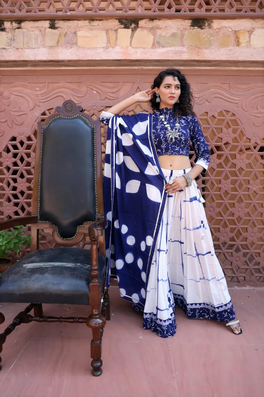 Designer Top & skirt Printed Lehenga