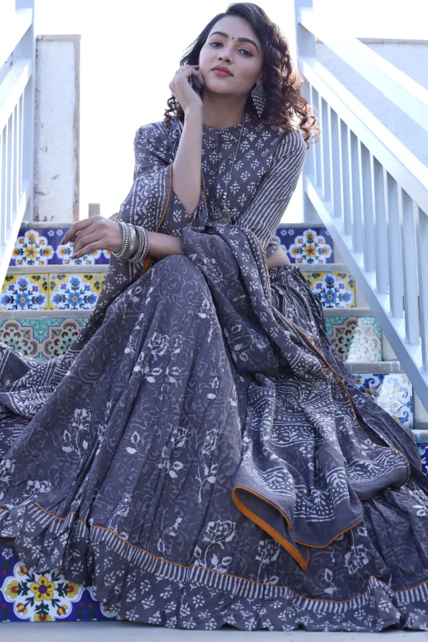 Designer Top & skirt Printed Lehenga