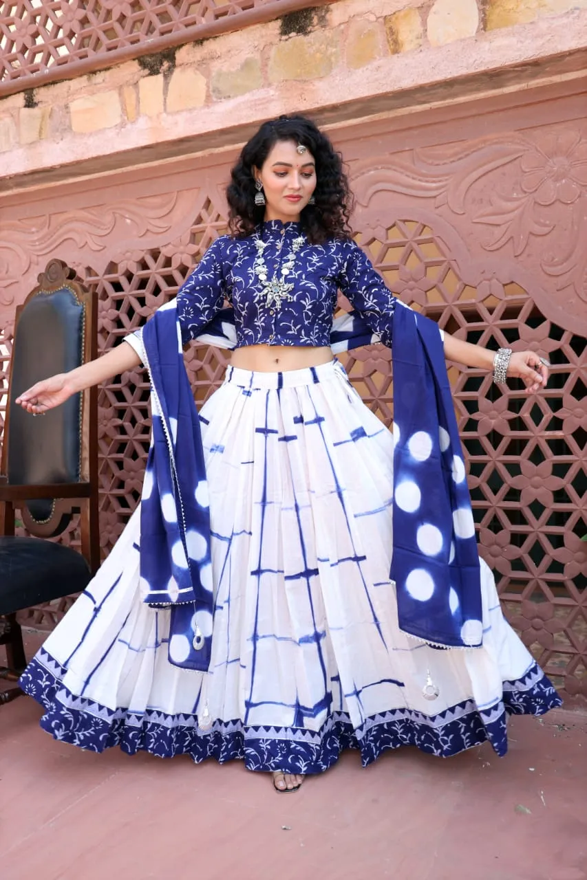 Designer Top & skirt Printed Lehenga