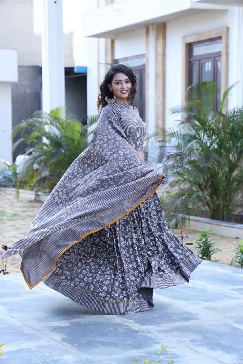 Designer Top & skirt Printed Lehenga