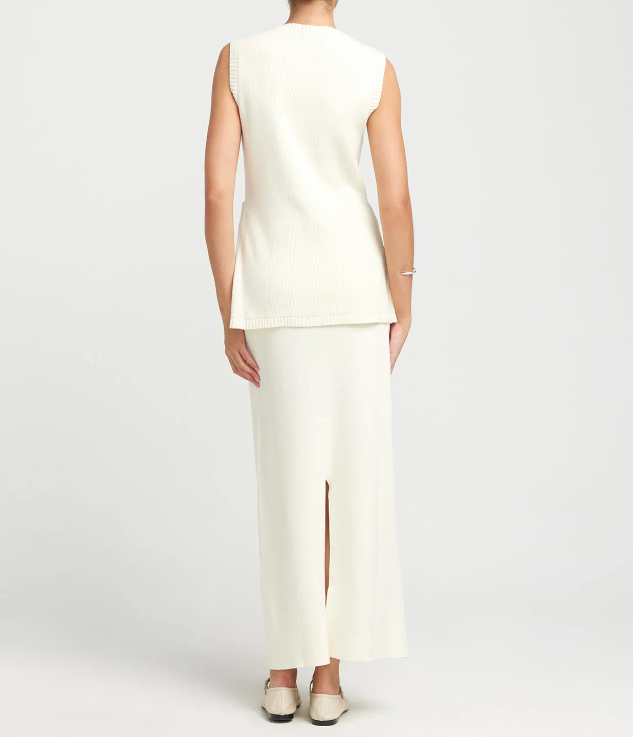 Ines Maxi Skirt in Silence