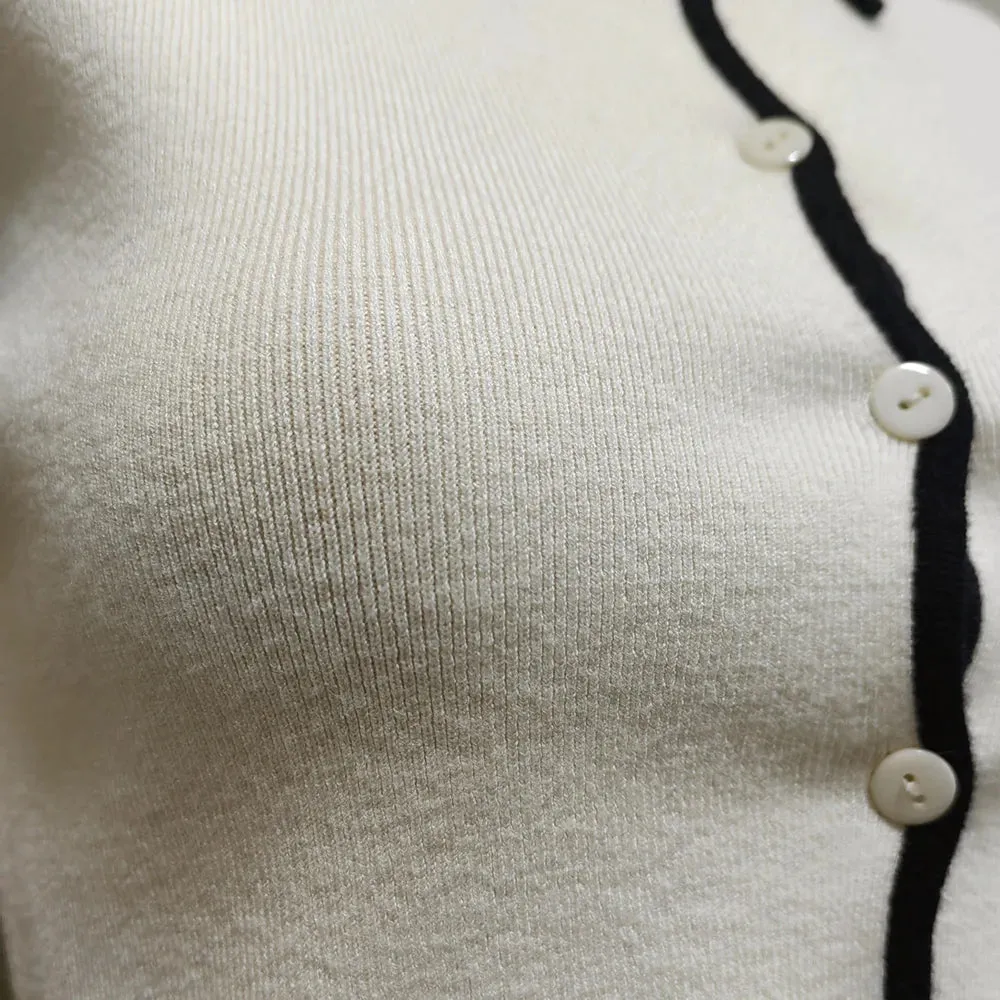 Knitted cardigan   hip skirt suit