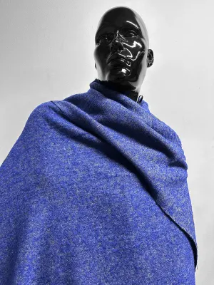 Luxury Italian Electric Blue Bouclé Mohair