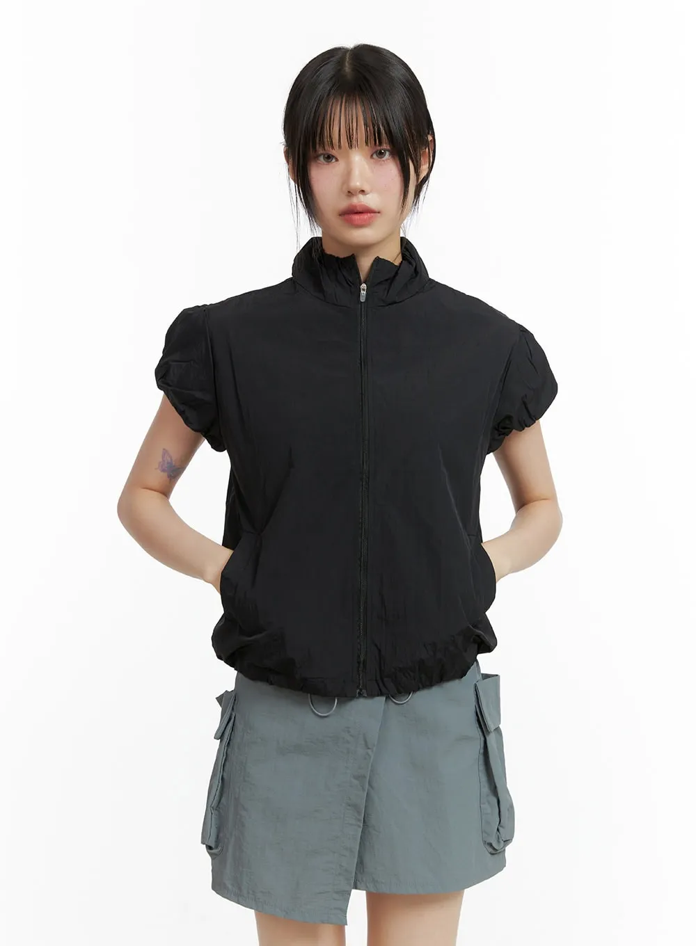 Puff Sleeve Short Sleeve Jacket CL403