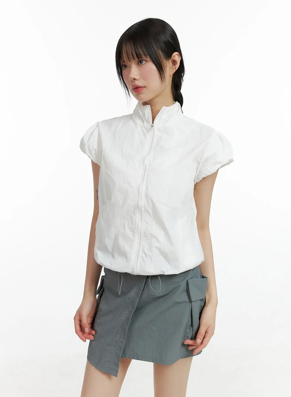 Puff Sleeve Short Sleeve Jacket CL403