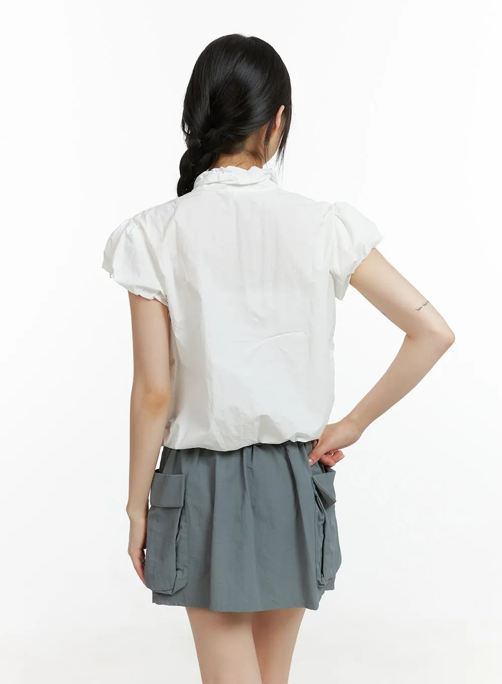 Puff Sleeve Short Sleeve Jacket CL403