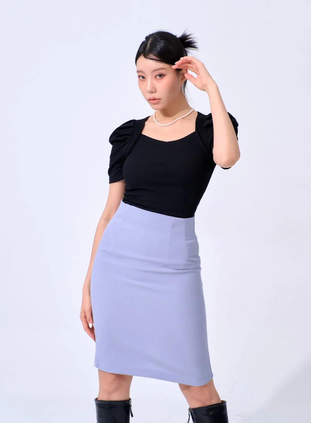Puff Sleeve Tee IA324