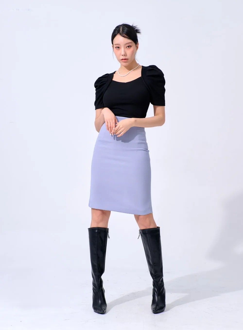 Puff Sleeve Tee IA324