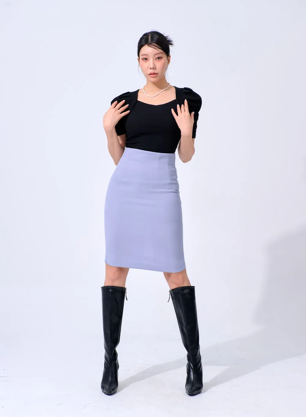 Puff Sleeve Tee IA324